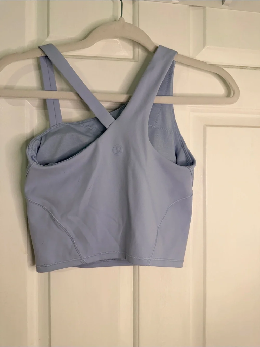 Lululemon Align Waist-Length Racerback Tank Top Size 2 Light Blue/periwinkle